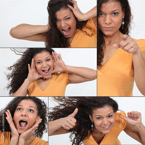 Photo: Black woman posing Black woman posing