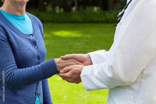 Photo: Doctor and patient Doctor and patient