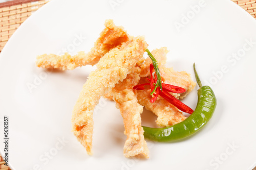 Photo: salmon in tempura salmon in tempura
