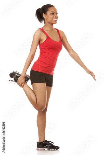 Photo: pretty fitness woman pretty fitness woman