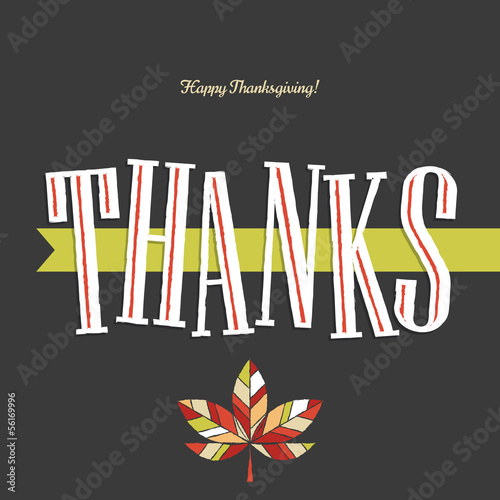 Vector: Thanksgiving greeting card design Thanksgiving greeting card design
