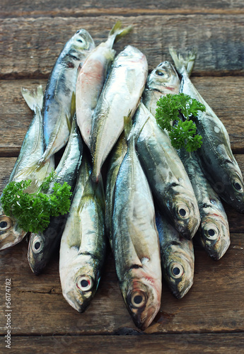 Photo: Raw fish (scad) Raw fish (scad)