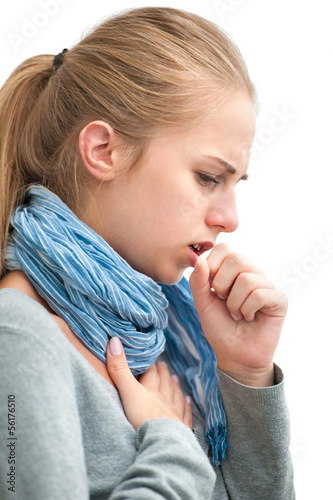 Photo: young woman having a cold young woman having a cold