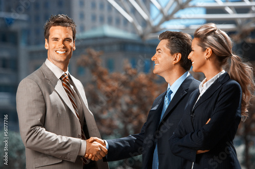 Photo: Group of business people. Group of business people.