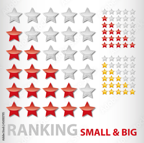 Vector: Ranking / Bewertung Sterne Ranking / Bewertung Sterne