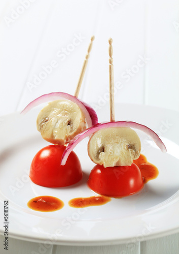 Photo: Bite-sized appetizers Bite-sized appetizers