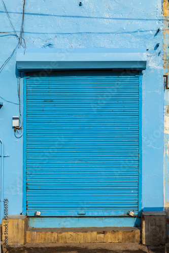 Photo: closed shops on the Hindi day of rest closed shops on the Hindi day of rest