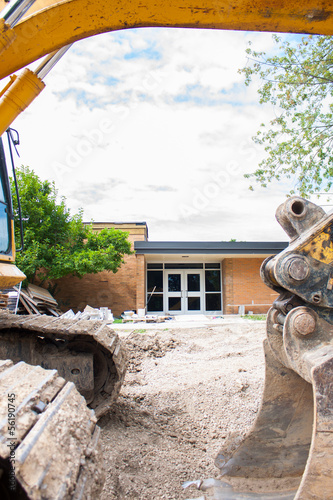 Photo: Local School construction Local School construction