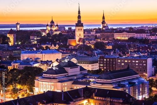 Photo: Tallinn Estonia Skyline Tallinn Estonia Skyline