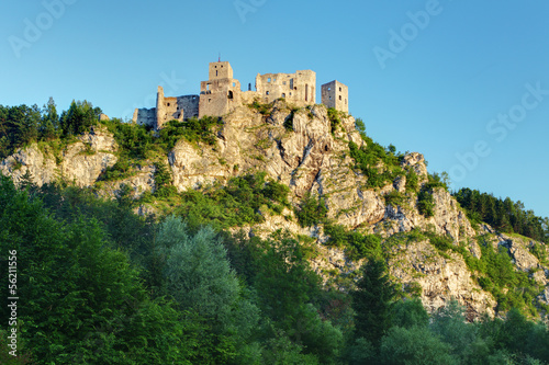Photo: Ruin of castle Strecno - Slovakia Ruin of castle Strecno - Slovakia