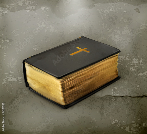 Vector: Bible old style Bible old style