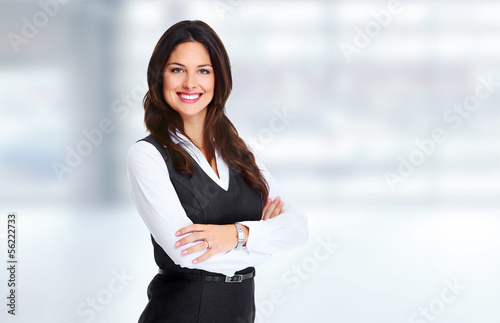 Photo: Young business woman. Young business woman.