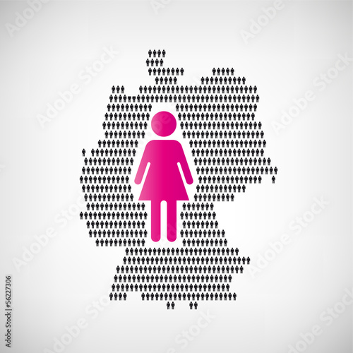 Vector: Karrierefrau Karrierefrau