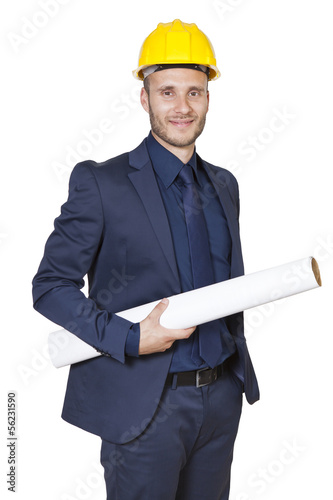 Photo: businessman engineer businessman engineer