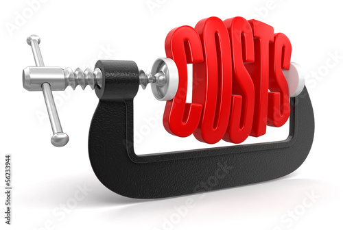Illustration: costs in clamp (clipping path included) costs in clamp (clipping path included)