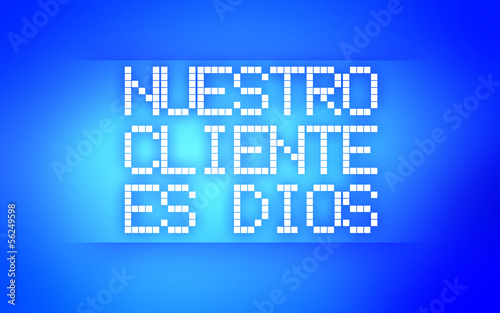Illustration: CLIENTE DIOS CLIENTE DIOS
