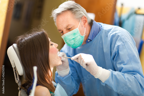 Photo: Dentist with a patient Dentist with a patient