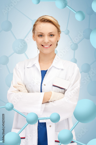 Photo: attractive female doctor attractive female doctor