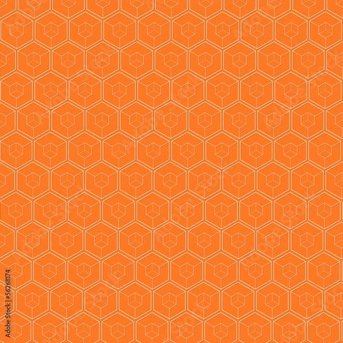 Vector: White hexagons background White hexagons background