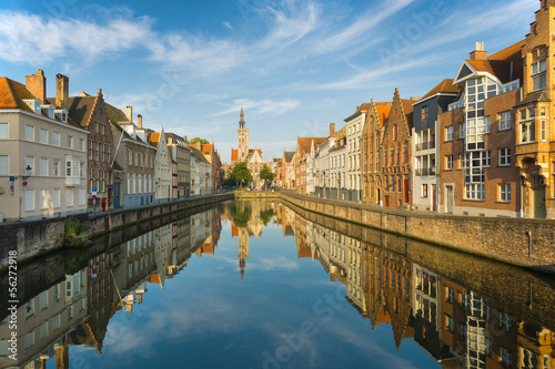 Photo: Bruges in the early morning Bruges in the early morning