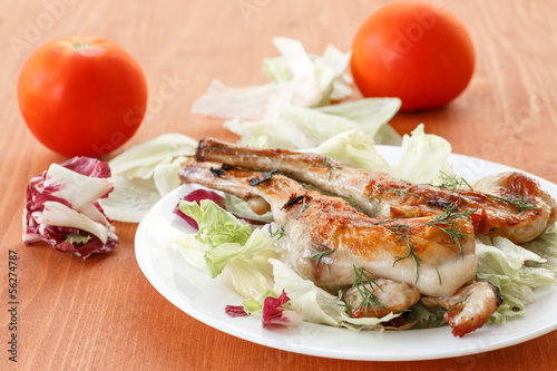 Photo: roasted rabbit roasted rabbit