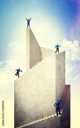 Photo: climb to success climb to success