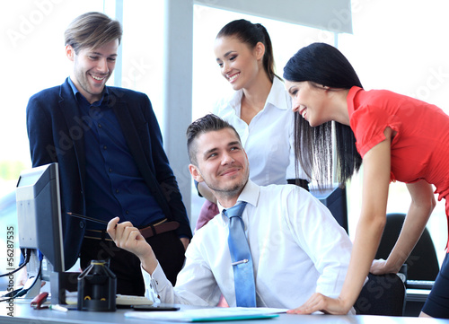 Photo: Business meeting in an office Business meeting in an office