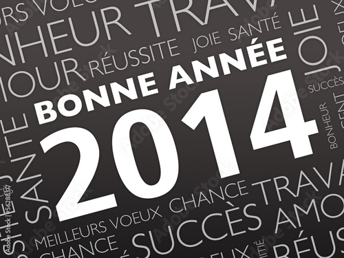 Illustration: carte de voeux 2014 carte de voeux 2014