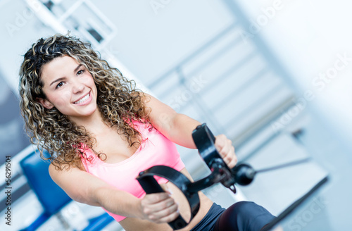 Photo: Woman at the gym Woman at the gym