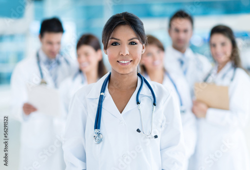 Photo: Female doctor at the hospital Female doctor at the hospital