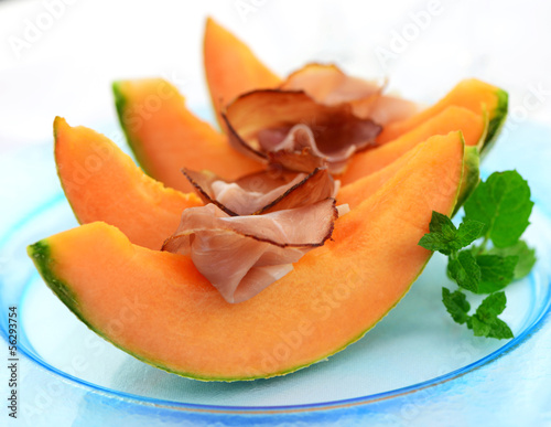 Photo: Vorspeise,Melone Vorspeise,Melone