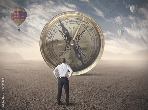 Photo: Business compass Business compass