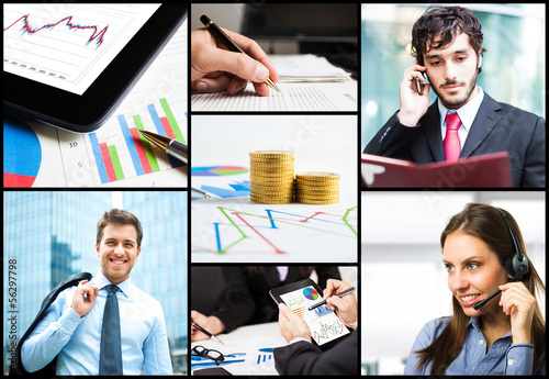 Photo: Business themed composition Business themed composition