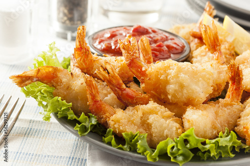 Photo: Fried Organic Coconut Shrimp Fried Organic Coconut Shrimp