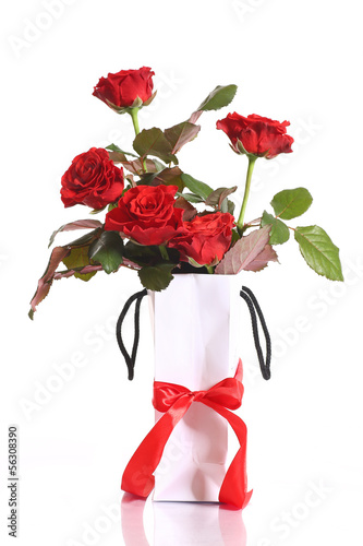 Photo: bouquet of red roses bouquet of red roses