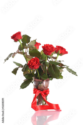 Photo: bouquet of red roses bouquet of red roses