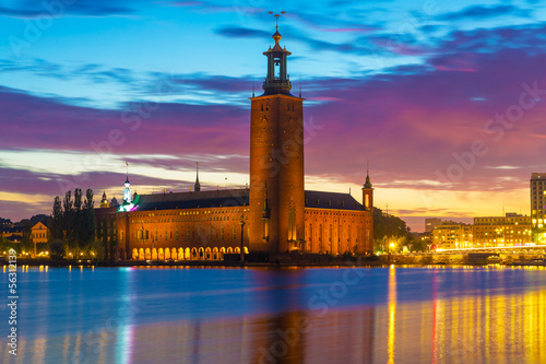 Photo: City Hall in Stockholm, Sweden City Hall in Stockholm, Sweden