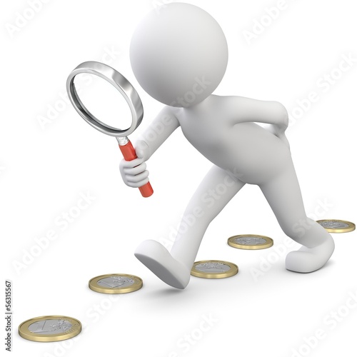 Illustration: Geld finden Geld finden