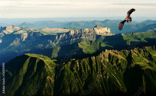Photo: flying above the Alps flying above the Alps