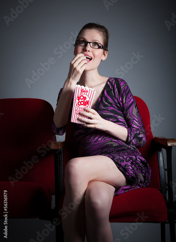 Photo: Attractive caucasian girl in her 30 shot in studio Attractive caucasian girl in her 30 shot in studio