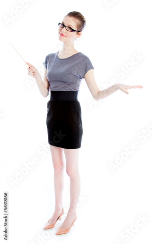 Photo: Attractive caucasian girl in her 30 shot in studio Attractive caucasian girl in her 30 shot in studio
