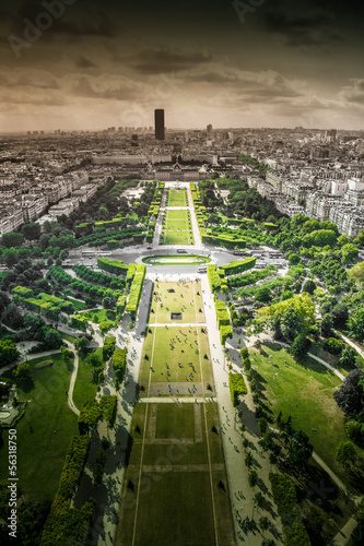 Photo: panorama di Parigi dallaTour Eiffel panorama di Parigi dallaTour Eiffel