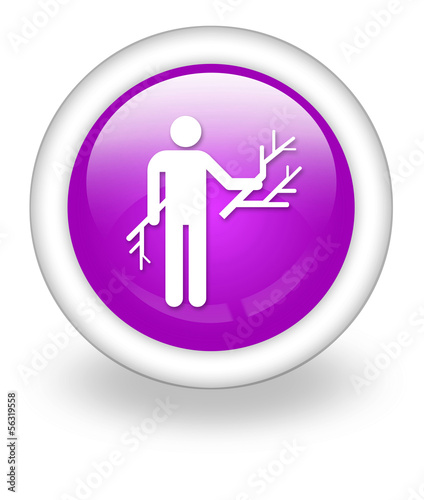 Illustration: Violet Icon "Wood Gathering" Violet Icon "Wood Gathering"
