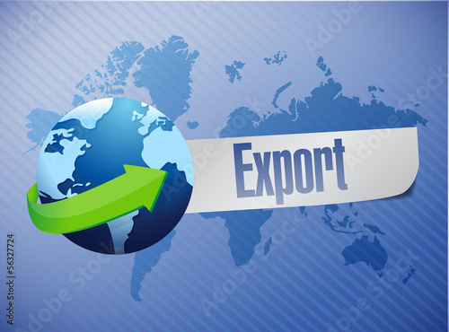 Illustration: export world map illustration design export world map illustration design