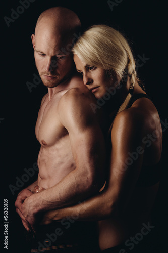 Photo: fitness couple in love fitness couple in love