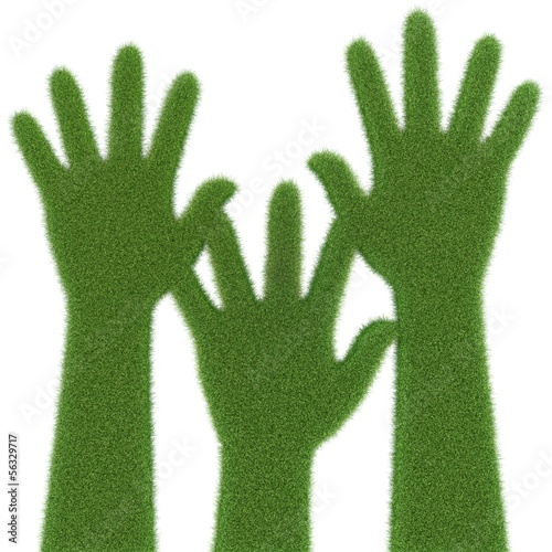 Illustration: Pflanzen in guten Händen Pflanzen in guten Händen