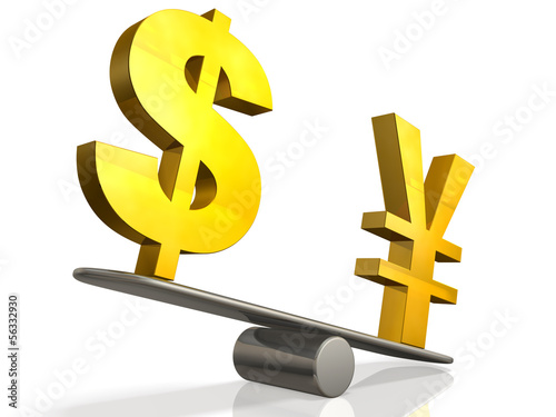 Illustration: Abstract illustration that represents the exchange rate Abstract illustration that represents the exchange rate