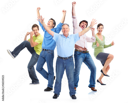 Photo: Goup of happy people Goup of happy people