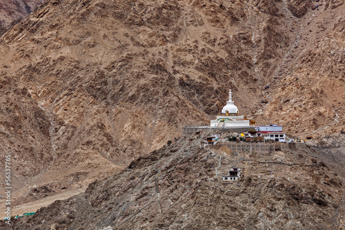 Photo: Shanti Stupa, Leh Shanti Stupa, Leh