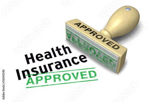 Illustration: Health Insurance Approved Health Insurance Approved